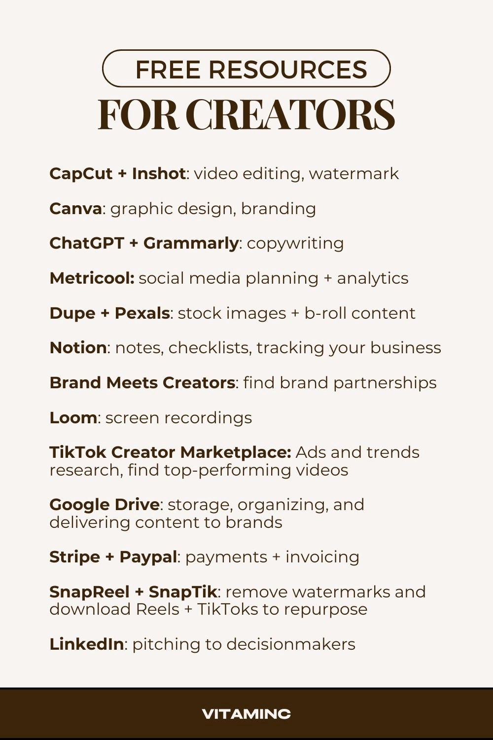 for creators